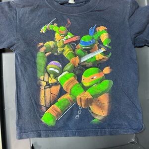 Kids Ninja Turtles Short Sleeve Tee - Black
